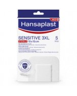 Hansaplast Sensitive laastari 3XL (10 x 15cm) 5 kpl
