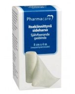 Pharmacare Itsekiinnittyvä Sideharso 8 cm x 4 m