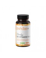 Puhdas+ D3-vitamiini 50 µg 60 kaps Extra-neitsytoliiviöljyssä