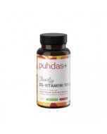 Puhdas+ D3-vitamiini 100 µg 60 kaps Extra-neitsytoliiviöljyssä