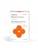 Apteq Biotiini Extra 5000 µg 180 kaps