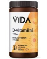 Vida D-vitamiini 100µg 200 kaps