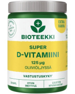 Bioteekki SUPER D-vitamiini 125 µg 30 kaps