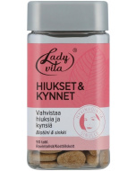 Ladyvita Hiukset & Kynnet ravintolisä 90 tabl