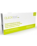 Quicktest X6 Täyttöpakkaus - Kolesteroli strips - 5 kpl