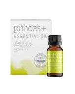 Puhdas+ 100 % Premium essential oil sitruunaruohoöljy, 10 ml