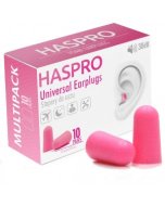 Haspro Universal korvatulpat pinkki 10 paria