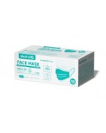 Medrull Face Mask kirurginen suu-nenäsuojus Type I vihreä 50kpl