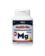 Multivita Magnesiumsitraatti+B6 175mg nieltävä 80 tabl