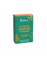Nurme Tea Tree Oil Shampoo Bar palashampoo hiuksille ja vartalolle, 100 g