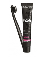 Curaprox Black is White hammastahna 90 ml + hammasharja