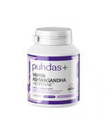 Puhdas+ Vahva Ashwaganda+ BioPerine 125 mg, 60 vegekaps