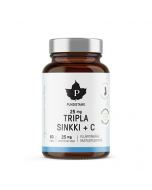 Puhdistamo Tripla Sinkki 25 mg + C, 60 kaps.