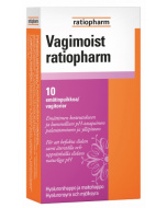 Vagimoist ratiopharm 10 emätinpuikkoa