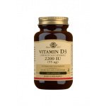 Solgar D3-vitamiini 2200 IU (55 µg), 100 kaps