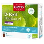 Ortis D-Toxis Detox Pikakuuri Vadelma Luomu 7x15 ml 