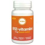 Vida B12 -vitamiini 1mg imeskeltävä vadelma 90 tabl