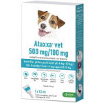 Ataxxa vet 500 mg / 100 mg 1 x 1 ml paikallisvaleluliuos 