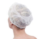 Bosign Shower cap Dot - Frost white 1kpl