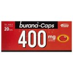 BURANA-CAPS 400 mg 20 fol kaps, pehmeä