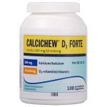 CALCICHEW D3 FORTE MINTTU 500 mg/10 mikrog 100 kpl purutabl