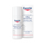 Eucerin UltraSENSITIVE Soothing Care Normal to Combination Skin hoitovoide pumppupullo 50 ml