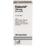 KALEORID 750 mg 250 kpl depottabl