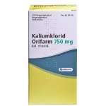 KALIUMKLORID ORIFARM 750 mg 250 kpl depottabl