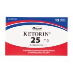 KETORIN 25 mg 15  tablettia