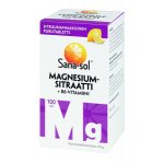 Sana-sol Magnesiumsitraatti + B6-vitamiini purutabletti, 100 tabl