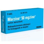 MARZINE 50 mg 5 fol tabl