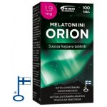 Melatoniini Orion 1,9mg 100 tabl suussa hajoava