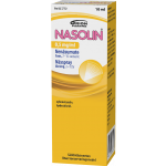 NASOLIN 0,5 mg/ml 10 ml nenäsumute, liuos säilytysaineeton
