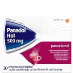 PANADOL HOT 500 mg 30 kpl jauhe oraaliliuosta varten