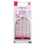 Depend Press & Go French Look Rosa Medium Square tekokynnet 24 kpl