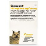 Veloxa vet 150 mg / 144 mg / 50 mg 2 fol purutabletti