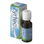 ZYRTEC 10 mg/ml 20 ml tipat, liuos