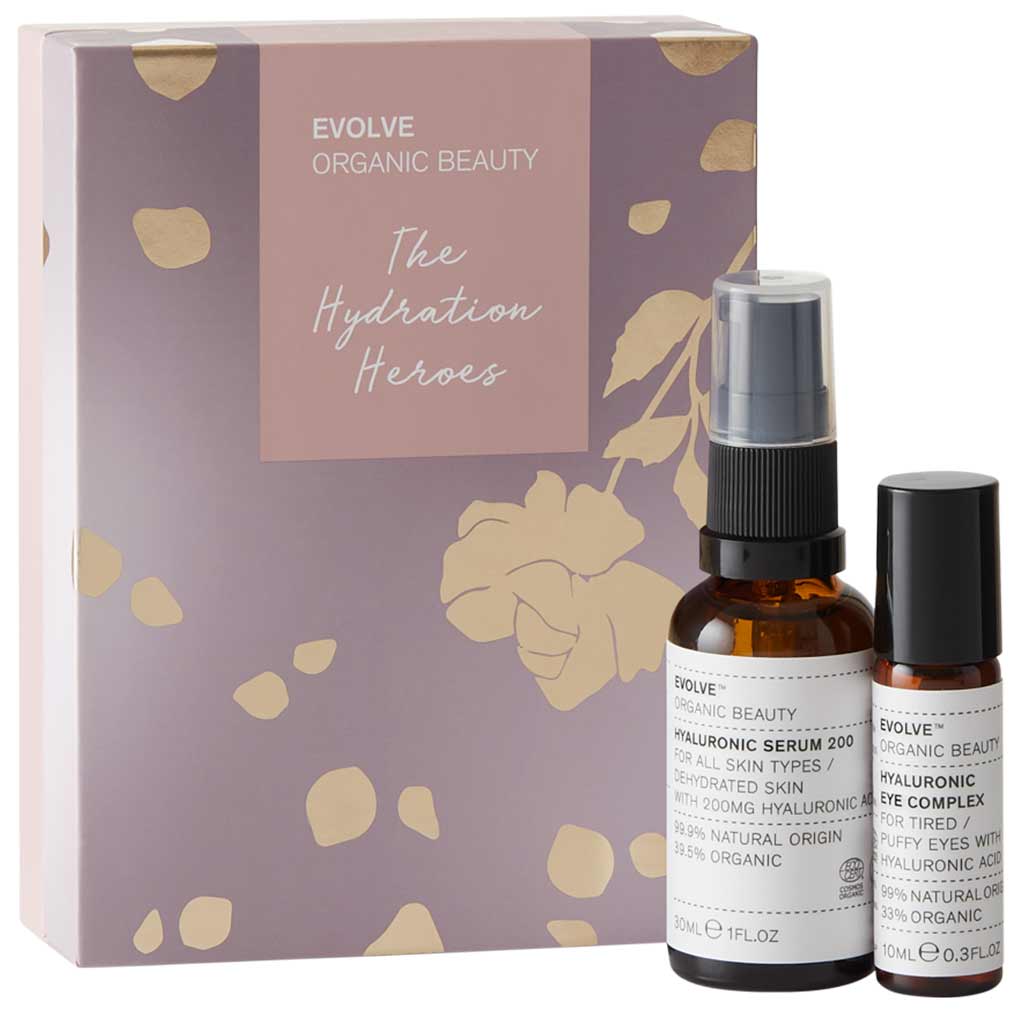 Evolve Organic Hyaluronic Heroes lahjapakkaus